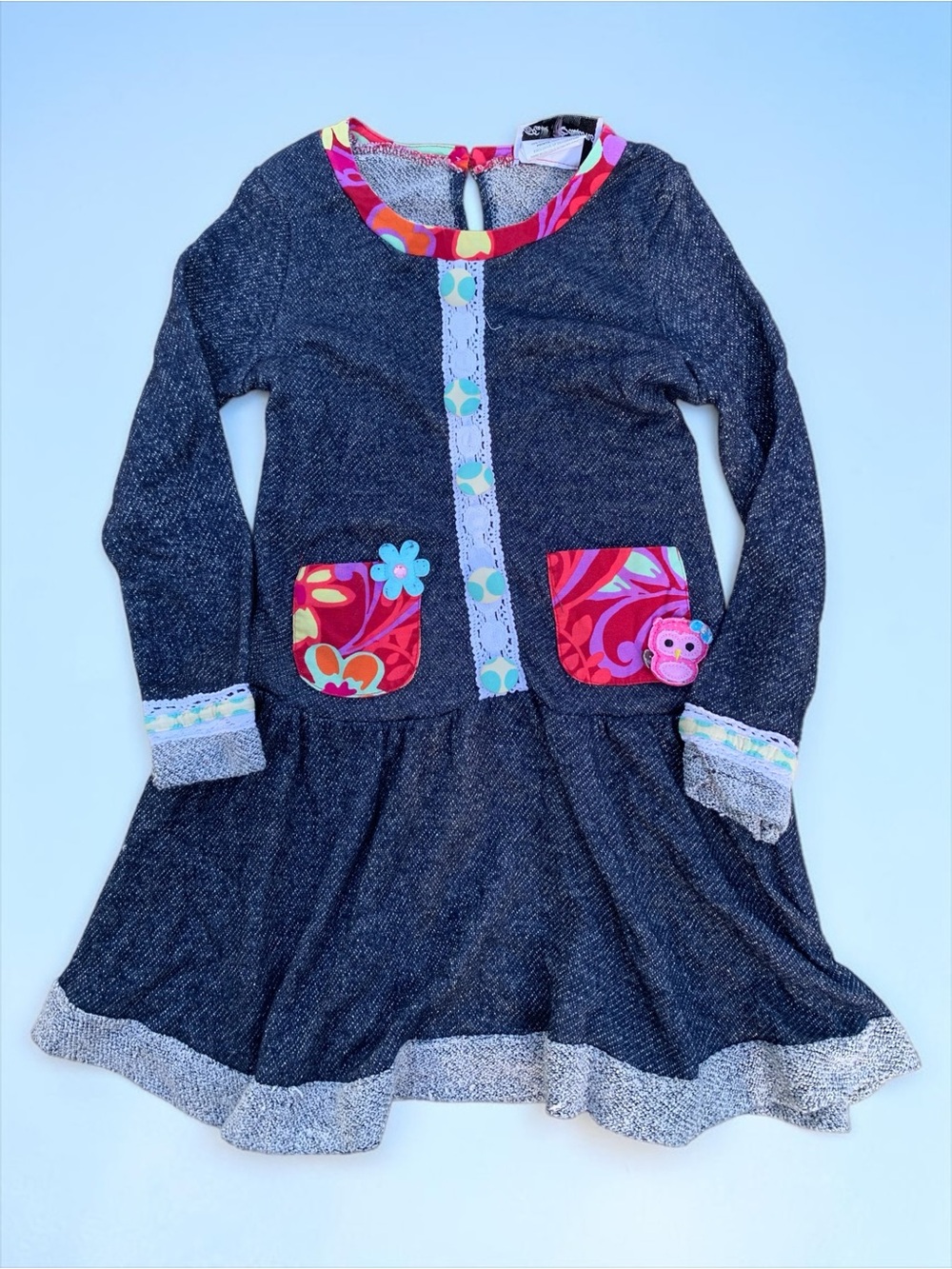 Rare Editions Girl’s Dress with Owls Size 6